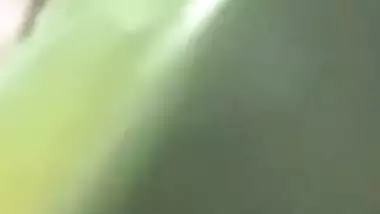 Village girlfriend fucking caught by friend through hole