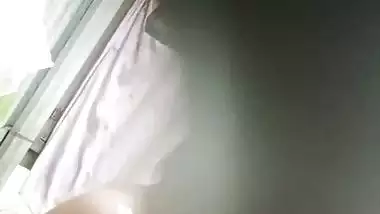 Outdoor nude bath video update of viral busty MILF