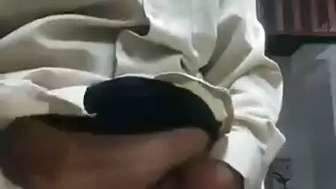 Corona prevention squad lady fingering pussy