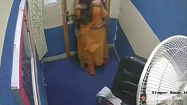 A singer gives a desi blowjob to the man in the audition