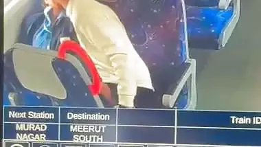 Meerut metro train CCTV caught college girl boob sucking