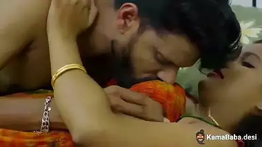 Jija chews his Sali’s juicy boobs in Hindi bf video