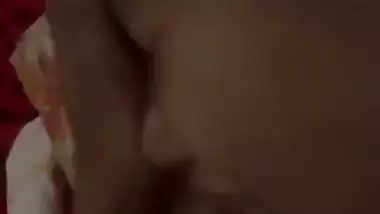 BF bangs his GF’s pussy in the doggy style