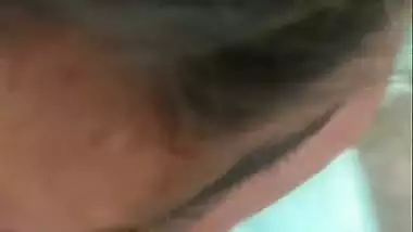 Village lady sucks husband’s dick outdoors in desi porn