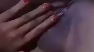 Hot Bangladeshi village girl shows how she fingers her Desi XXX cunt