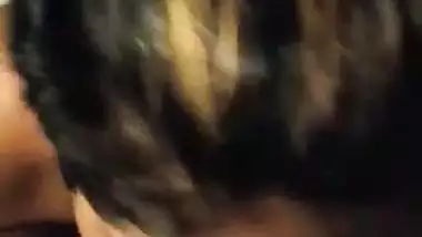 Chennai girl sucks dick and gets fuck in Tamil sex video