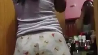 My real wife ass in pajama