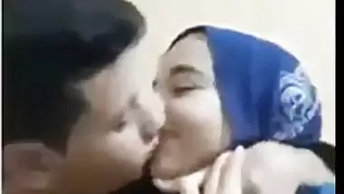 Guy records his Pakistani porn while fucking his hijabi GF