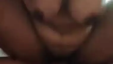 Mature horny Bhabhi riding dick with pleasure