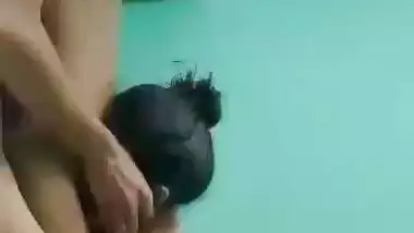 Girlfriend romantic blowjob before sex with boyfriend