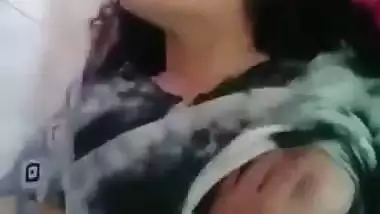 BF talks dirty and fucks his GF’s pussy in sex MMS