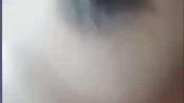 Hot wife exposing nude body curves to ex-lover