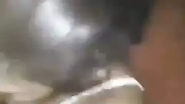 Stepsister sucking big dick of brother in incest sex clip