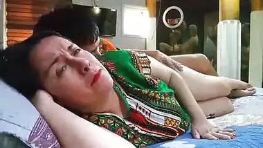Indian stepmother gets fucked hard by her stepson.