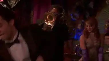 Pornstars In A Hot Orgy Group Sex Scene Takes Place In The 1920's