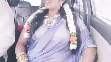 Indian car sex. Beautiful tourist aunty with driver. Telugu dirty talks.