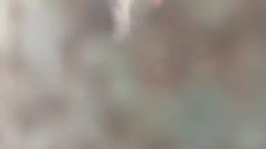 Bengali big ass girl outdoor bath caught by neighbor